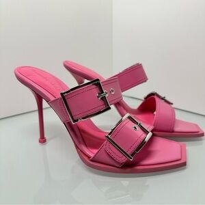 Alexander McQueen Sugar Pink Heeled Sandals